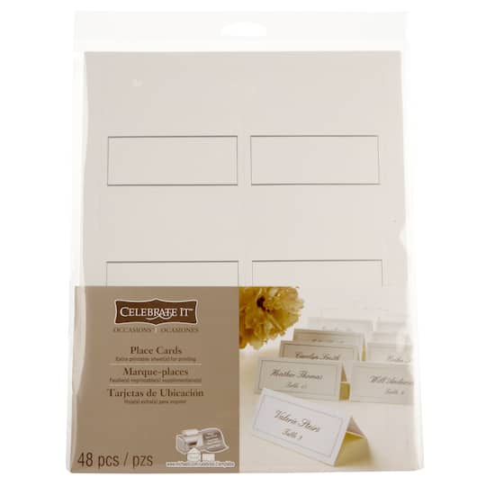 12 Packs 48 ct. (576 total) Place Cards by Recollections™ Card